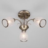 Потолочная люстра античная бронза 30026/3 античная бронза