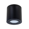 A1513PL-1BK Светильник потолочный накладной BEID для MR16 Ø80x80мм черный IP20