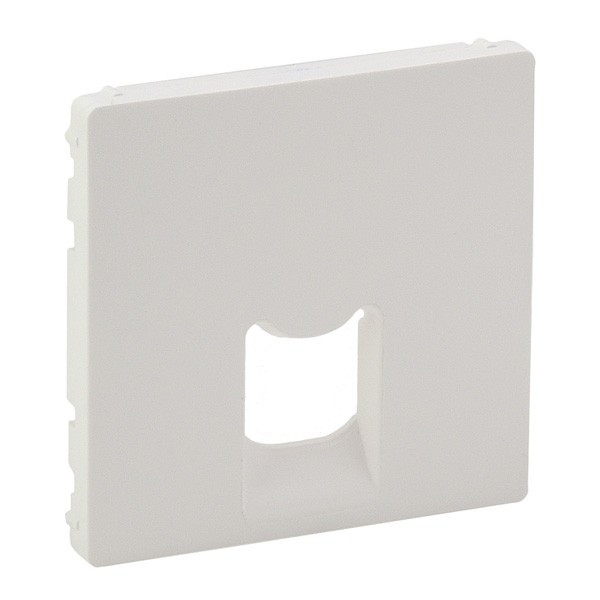 Лицевая панель Legrand Valena Life для розеток RJ-45 и RJ-11, белая 755410