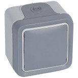 Вывод кабеля Legrand Plexo IP55 серый 069745