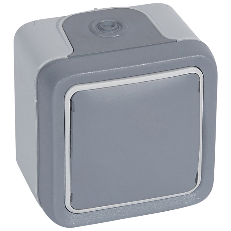 Вывод кабеля Legrand Plexo IP55 серый 069745