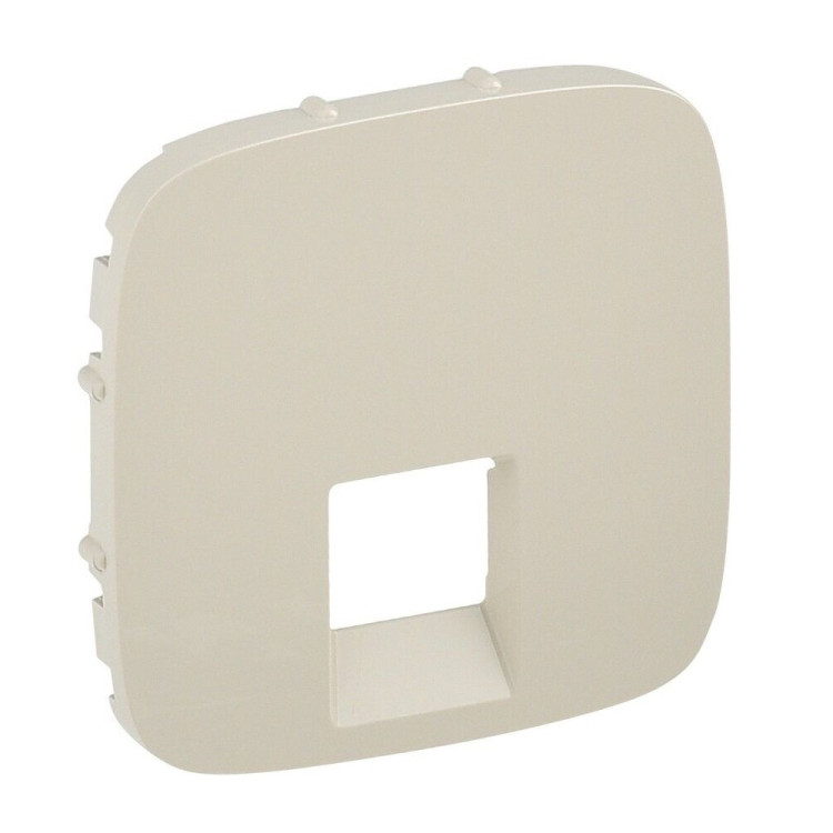 Лицевая панель Legrand Valena Allure для розеток RJ-45 и RJ-11, слоновая кость 755416