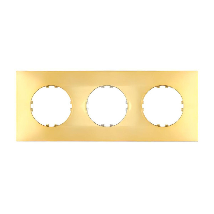 Рамка LK Studio 3-постовая квадрат (золото) Vintage-Quadro 884316-1