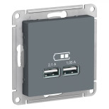 Зарядное устройство USB Schneider Electric Atlas Design грифель