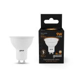 Лампа светодиодная Gauss GU10 9W 3000K 101506109