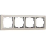 Рамка Werkel Snabb на 4 поста слоновая кость WL03-Frame-04-ivory 4690389046339