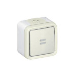 Выключатель Legrand Plexo IP55 с подсветкой, в сборе 069689+069613