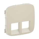 Лицевая панель Legrand Valena Allure для двойных розеток RJ-45 и RJ-11, слоновая кость 755426
