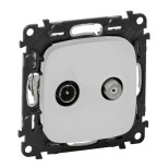 Розетка TV-SAT Legrand Valena Allure звезда 1,5 дБ, алюминий 753958