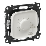 Терморегулятор Legrand Valena Allure для теплых полов с датчиком, жемчуг 752034+755329