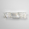 Настенный светильник с хрусталем 101005 LED никель хрусталь Strotskis