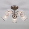 Люстра с плафонами с узором 30026/5 античная бронза