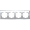 Рамка Werkel Diamant на 4 поста зеркальный WL08-Frame-04 4690389143847