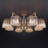 Потолочная люстра Eurosvet April 10117/8 золото/прозрачный хрусталь Strotskis