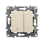 Светорегулятор Legrand Etika кнопочный 400 Вт, слоновая кость 672318
