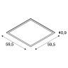 Встраиваемая светодиодная панель SLV Led Panel 1003084