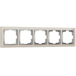 Рамка Werkel Snabb на 5 постов слоновая кость WL03-Frame-05-ivory 4690389059339
