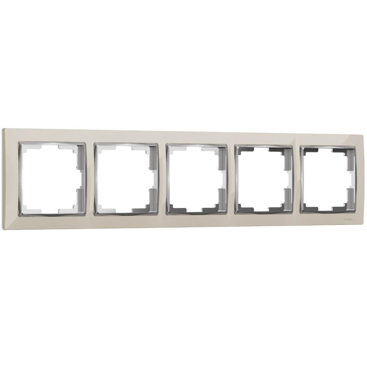 Рамка Werkel Snabb на 5 постов слоновая кость WL03-Frame-05-ivory 4690389059339