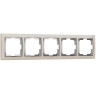 Рамка Werkel Snabb на 5 постов слоновая кость WL03-Frame-05-ivory 4690389059339