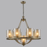 6524/9 COUNTY LN23 39 античная латунь Люстра E27 9*60W 220V RIVERLY