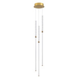6639/33L HIGHTECH ODL24 291 металл/античная бронза/белые бусы из акрила Подвесной светильник IP 20 LED 33W 3500K 220V MONELLA