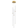 6639/33L HIGHTECH ODL24 291 металл/античная бронза/белые бусы из акрила Подвесной светильник IP 20 LED 33W 3500K 220V MONELLA