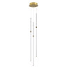 6639/33L HIGHTECH ODL24 291 металл/античная бронза/белые бусы из акрила Подвесной светильник IP 20 LED 33W 3500K 220V MONELLA