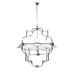 Подвесная люстра Lumina Deco Baltimore LDP 8020-4 CHR+WT Подвесная люстра Lumina Deco Baltimore LDP 8020-4 CHR+WT