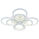 Потолочная светодиодная люстра Profit Light 8000/4+4 WHT