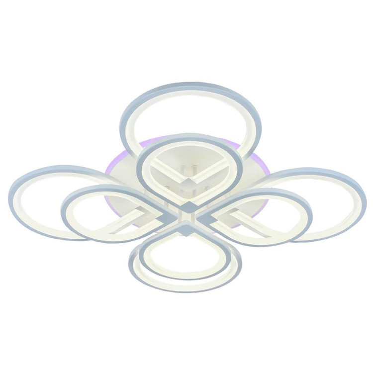 Потолочная светодиодная люстра Profit Light 8000/4+4 WHT