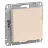 Выключатель одноклавишный Schneider Electric Atlas Design бежевый