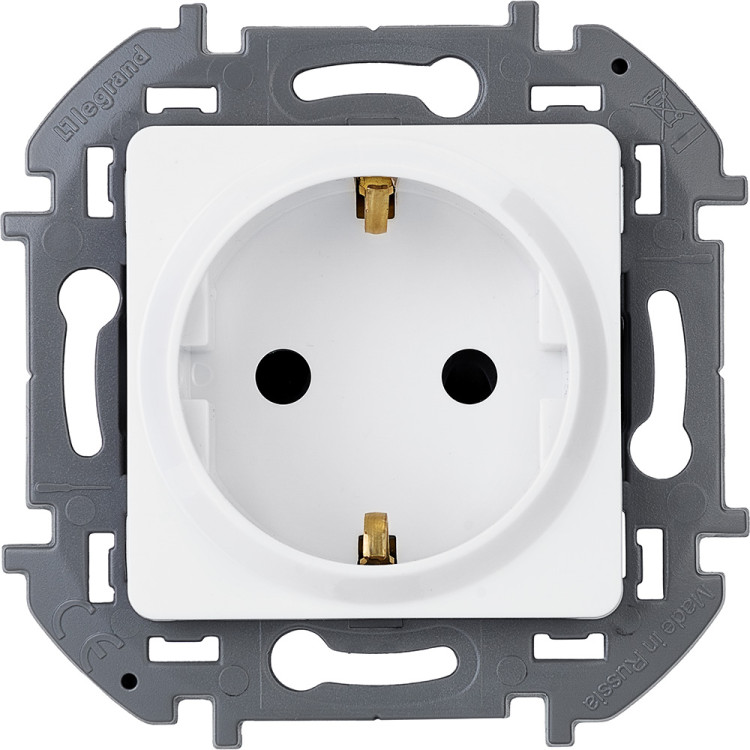 Розетка силовая Legrand Inspiria 2K+3 белая, 673720