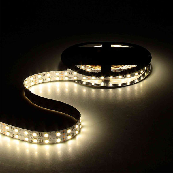 Светодиодная лента Eleganz 5050 120led 28.8 Вт двухрядная LUX 12V- Теплый 3000К