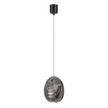 5038/1 MODERN ODL24 427 черный/дымчатый/металл/стекло Подвес G9 1*40W MUSSELS