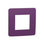 Рамка Schneider Electric Unica Studio Color на 1 пост, лиловый/белый
