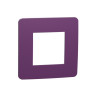 Рамка Schneider Electric Unica Studio Color на 1 пост, лиловый/белый