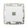 Выключатель одноклавишный Legrand Valena Classic с подсветкой, белый 774410