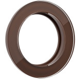 Рамка Werkel Favorit Runda на 1 пост коричневый WL21-Frame-01 4690389141935