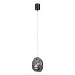 5038/1A MODERN ODL24 427 черный/дымчатый/металл/стекло Подвес G9 1*40W MUSSELS