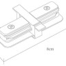 Коннектор прямой Arte Lamp Track Accessories A130106