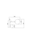 Настенный светильник (бра) Freya FR5376WL-02B