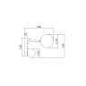 Настенный светильник (бра) Freya FR5376WL-02B
