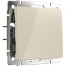 Перекрестный переключатель Werkel одноклавишный слоновая кость WL03-SW-1G-С-ivory 4690389073588