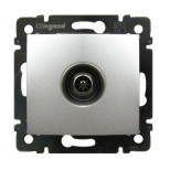Розетка TV Legrand Valena Classic звезда 1,5 дБ, алюминий 770129