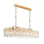 5069/12 HALL ODL24 621 золото/прозрачный/металл/хрусталь Люстра E14 12*40W BULLON