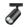 370963 PORT NT23 205 черный Светильник однофазный двухжильный трековый GU10 50W 220V PIPE