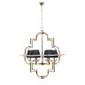Подвесная люстра Lumina Deco Baltimore LDP 8020-6 GD+BK Подвесная люстра Lumina Deco Baltimore LDP 8020-6 GD+BK