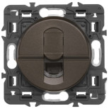 Розетка RJ-45 Legrand Celiane одиночная, cat. 6, графит 067344+067951+080251