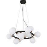 Подвесная люстра Lumina Deco Marsiada LDP 6033-15 BK+GD Подвесная люстра Lumina Deco Marsiada LDP 6033-15 BK+GD