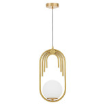 Подвесной светильник Lumina Deco Zanetti LDP 5522-1 WT+MD Подвесной светильник Lumina Deco Zanetti LDP 5522-1 WT+MD